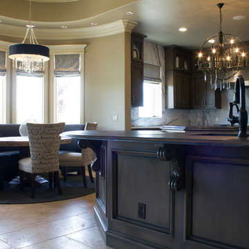 Traditional Kitchen with Contemporary Touches