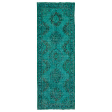 Rug N Carpet - Handmade Anatolian 4' 9'' x 13' 6'' Antique Runner Rug