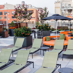 Large Custom Commercial Fiberglass Planters - Products