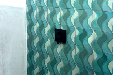 Inspiration for a small modern master bathroom remodel in Los Angeles