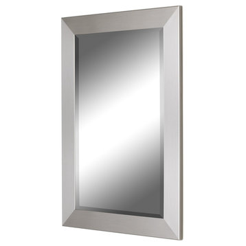 Aosta Silver Wall Mirror, 17"x35"