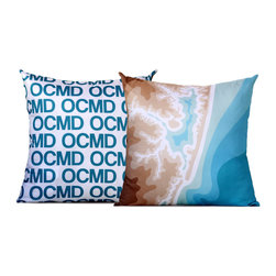 Ocean City MD Map Pillow - Decorative Pillows