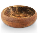 Bathco - Bangalore bathroom vessel sink. Natural Acacia wood, Natural Wood - Beautiful European modern contemporary design.