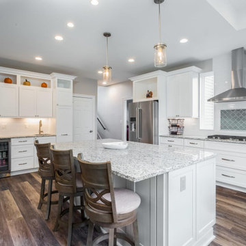 Ashburn Transitional Kitchen and Screen Porch