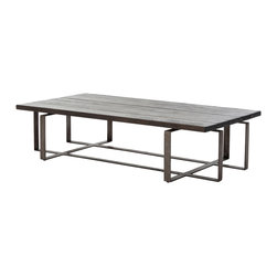 Four Hands - Coffee Table, Black and Brown, Oak and Iron, Massinger - Coffee Tables