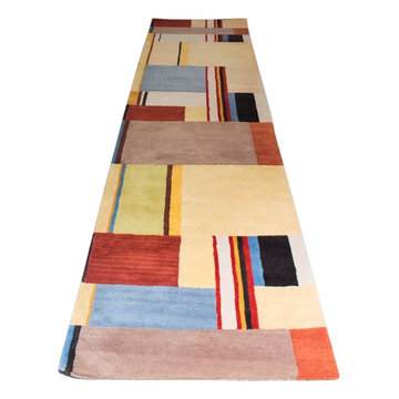 BAUHAUS "STOLZL PLATE 120" RUNNER BY GUNTA STÖLZL (12' X 3')