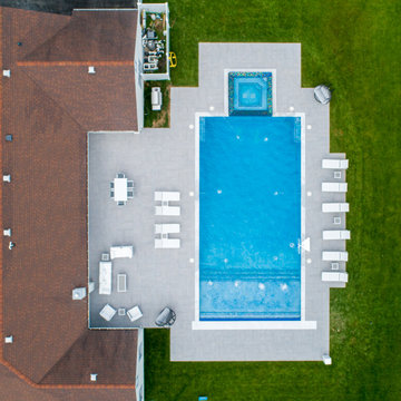 Clean Backyard and Pool in Deal, NJ