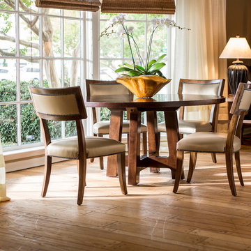 Lorts Showroom Fall 2013 | Round Dining Table and Dining Chairs