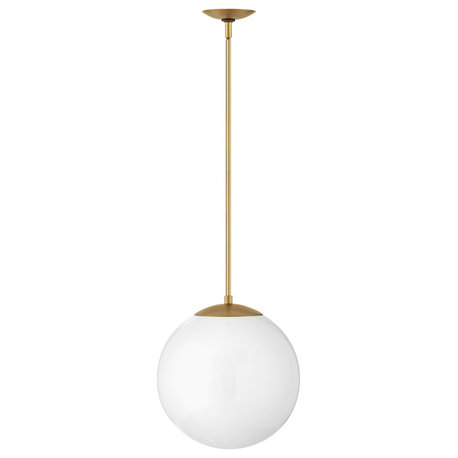 Hinkley Warby Medium Orb Pendant Heritage Brass