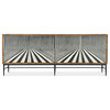 Commerce and Market Linear Perspective Credenza