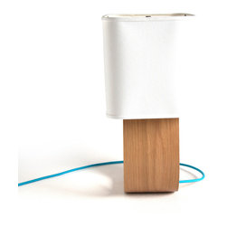 Michigan Left Table Lamp Oak - Table Lamps