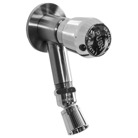 Wall Mount Foot Shower with ADA Compliant Metered Push Valve
