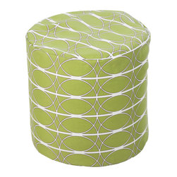 Surya Poufs- (POUF-107) - Decorative Pillows