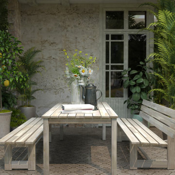 Interbuild Garden Series, Peninsula Tisch- und Bankset