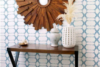 Inspiration for a contemporary entryway remodel in Seattle