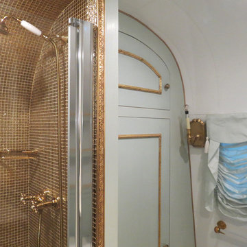 Marie Antoinette style vintage trailer restoration