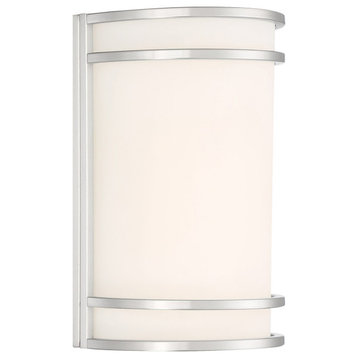 Access Lighting Lola Wall Sconce 62165-BS/FST, Brushed Steel