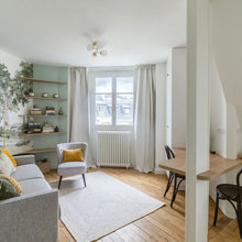 Avant/Après : Comment optimiser un studio biscornu de 20 m2 ?