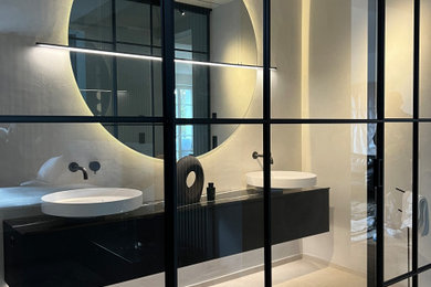 Modernes Badezimmer in Frankfurt am Main