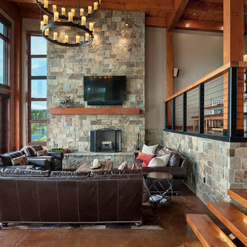 Modern Timber Frame Lake Home - Georgetown Lake Residence
