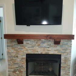 Solid Timber Mantel Matthews NC - Wall Accents