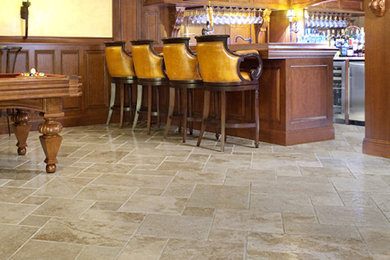 Example of a basement design in Boston