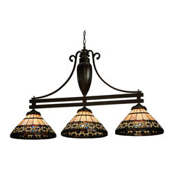 Meyda - Tiffany Island Pendant Lighting - Kitchen Island Lighting