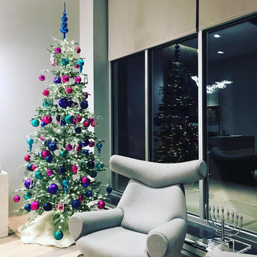 Modern Holiday - Shadyside Apartment Lobby