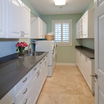 Transitional Laundry Room Remodel (Miami, FL)