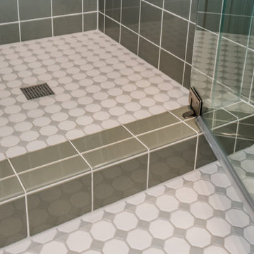 The Retro Green Bathroom