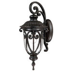 Acclaim Lighting - Acclaim Lighting 2112MM Naples - One Light Outdoor Wall Mount - This One Light Wall Lantern has a Wood Finish and is part of the Naples Collection.  Shade Included.    Remodel: NULL  Trim Included: NULLNaples One Light Outdoor Wall Mount Marbleized Mahogany Clear Seeded Glass *UL Approved: YES *Energy Star Qualified: n/a  *ADA Certified: n/a  *Number of Lights: Lamp: 1-*Wattage:100w Medium Base bulb(s) *Bulb Included:No *Bulb Type:Medium Base *Finish Type:Marbleized Mahogany