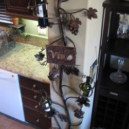 Decorative Iron Work - Wine And Bar Cabinets