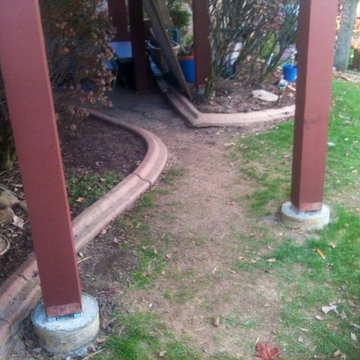 Timbertech Pacific Rosewood Decking with Timbertech BuildeRail Redwood