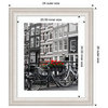 Amanti Art Trio White Wash Silver Photo Frame Opening 20x24 Matted To 16x20