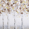 Birch Shade | 30in X 40in Hand Painted Framed Textured Stretched Canvas