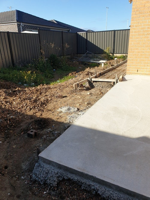 Backyard landscape design