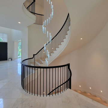 Project #158 | Contemporary Curved Staircase