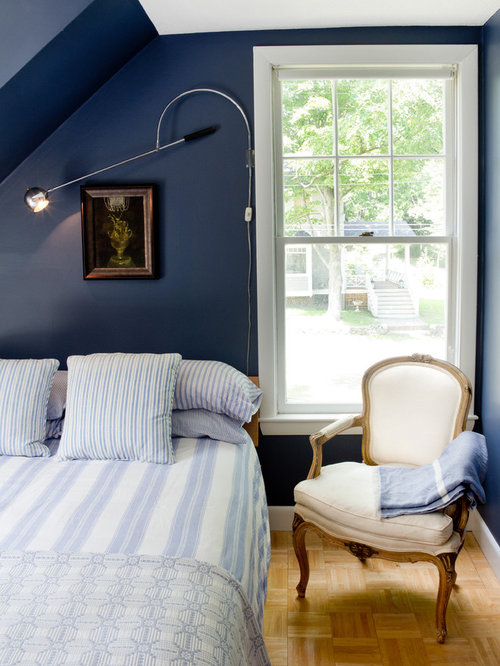 Dark Blue Bedroom Home Design Ideas, Pictures, Remodel and ...