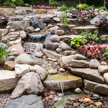 Hillside Stream Stone Outcropping