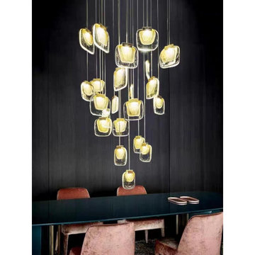 Statement Chandelier for Contemporary Living and Dining Spaces