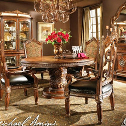 AICO Furniture - Villa Valencia Round Dining Table - AICO-72001 - Furniture