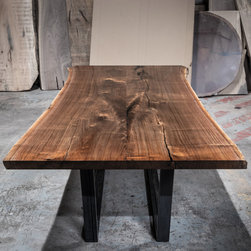 Book Matched Walnut Table - Dining Tables