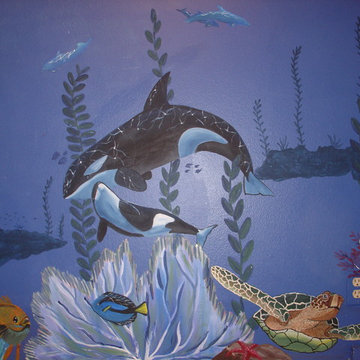 Playing under the sea
