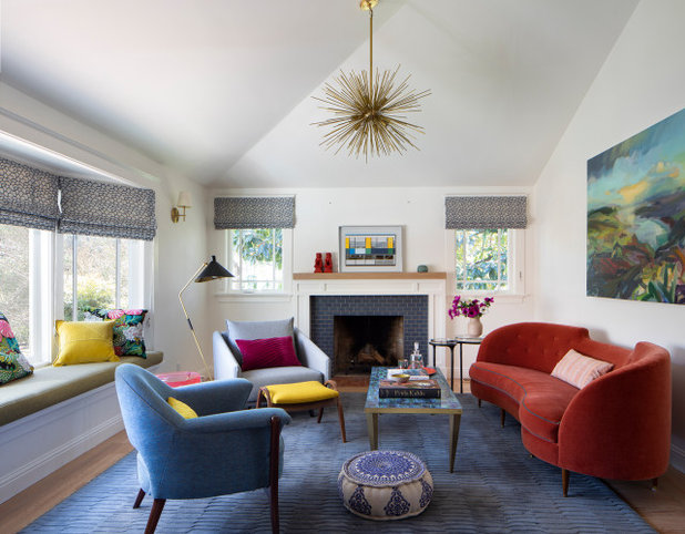 Midcentury Living Room by Ann Lowengart Interiors