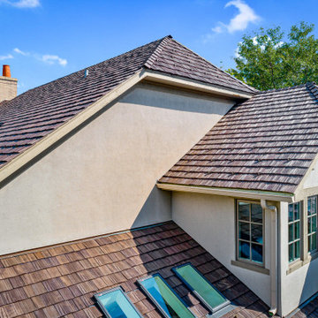 Northbrook, IL - BRAVA Roof Tile - Multi-width Shake install