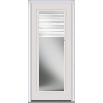 Severe Weather Lite Internal Blinds Fiberglass Door, RH Outswing, 37.5"x81"