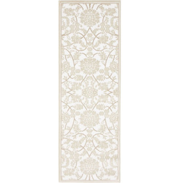Country and Floral Keystone 2'x6' Runner Cloud Area Rug