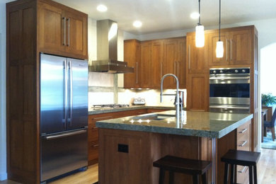 Inspiration for a transitional kitchen remodel in Denver