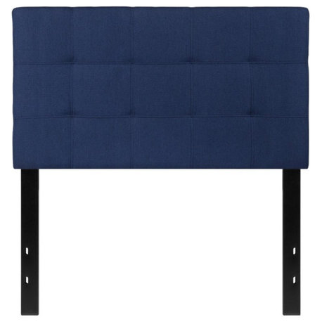 Flash Furniture Bedford Twin Fabric Panel Headboard in Navy