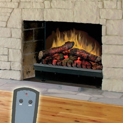 Dimplex - Dimplex 23-Inch Deluxe Electric Fireplace LED Log Set & Trim Kit - DFI2310-DFI23 - Indoor Fireplaces